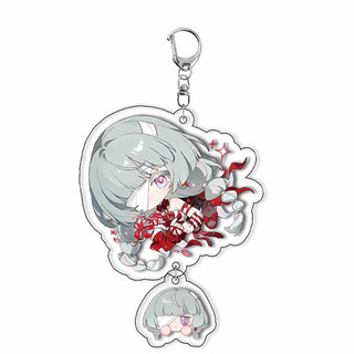 New style Wuthering Waves Anime Acrylic Keychain Cartoon Diy Creative Homemade Bag Decoration Pendant Height 6Cm