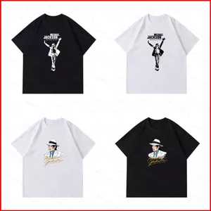Áo thun cotton mềm mại Michael Jackson, phù hợp mặc mùa hè