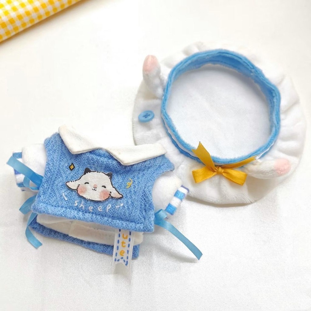 10cm Cotton Búp Bê Quần Áo Trẻ Em Sao Biển Cơ Thể Bình Thường Búp Bê Búp Bê Thay Thế Quần Áo