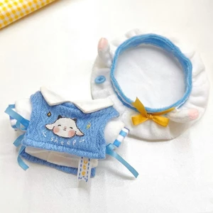 10cm Cotton Búp Bê Quần Áo Trẻ Em Sao Biển Cơ Thể Bình Thường Búp Bê Búp Bê Thay Thế Quần Áo