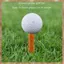 3 Piece Golf Tee Coffee Tee Phạm vi lái xe 60 / 70 / 80 mm