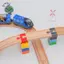 HFTOY 10 Chiếc Kích Thước Lớn Áo Xoay Bộ Chuyển Đổi Kết Nối Cho Thương Hiệu Train Tras Đa Năng Bằng Gỗ Tras Kết Nối Phụ Kiện ~