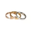 Kẹp Zircon và Nhẫn Steal Titan Cặp Đôi, Bề Mặt Kim Cương Không Phai Màu