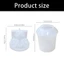Exhila Động Vật Dập Nổi Cốc Silicon Khuôn Có Nắp Cho Hộp Đựng Handmade Trang Sức Bảo Quản Bình Nhựa Đúc