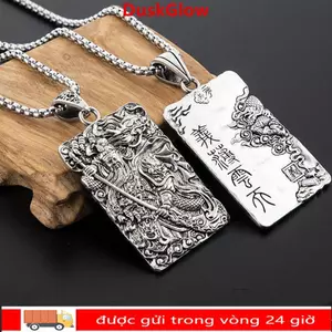 Mặt dây chuyền vòng cổ DUSKGLOW Nam Kim loại mát mẻ Nam