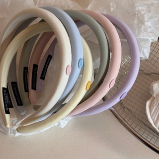 Kem Phong Cách Satin Vàng Nhãn Mỏng Đầu Nữ Thời Trang Xốp Đầu Cao Cấp Đơn Giản Áp Lực Kẹp Tóc Phụ Kiện Tóc