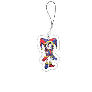 Acrylic The Amazing Digital Circus Phone Chain Accessories Pomni Jax Ragatha Gangle Phone Charms Small Pendan F