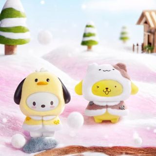 ZW [Chính hãng] MINISO Sanrio Áo choàng nhỏ thay đổi mặt dây chuyền đổ xô Dòng hộp bí ẩn Đồ chơi hợp thời trang Đồ chơi sưu tập