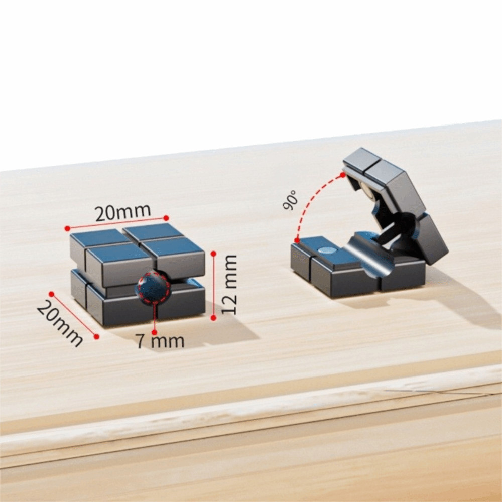 Bộ sắp xếp cuộn cáp HIGHVIEWLS, Kẹp cáp sạc USB Mini từ tính, Giá đỡ dây tự dính Sử dụng trên ô tô