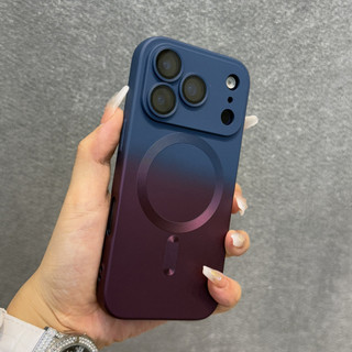 Sang Trọng Gradient Mềm TPU Dành Cho iPhone 17 Air 16E 16 15 14 13 12 11 Pro Max 17Pro iPhone17 Sạc Không Dây Full Cover