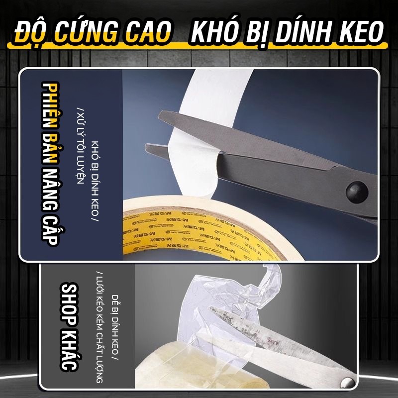 Kéo Đa Năng Chuyên Nghiệp – Lưỡi Inox Chống Gỉ Sắc Nét, Ứng Dụng Rộng Rãi Từ Cắt Giấy, Cắt Vải Đến Công Việc May Câu Đài