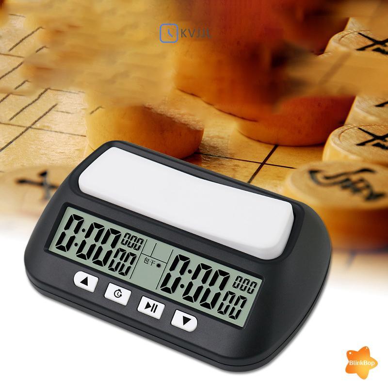 [KvJJL-t] Đồng hồ cờ vua di động đa chức năng 3 trong 1 Hẹn giờ cờ vua kỹ thuật số hẹn giờ trò chơi mới