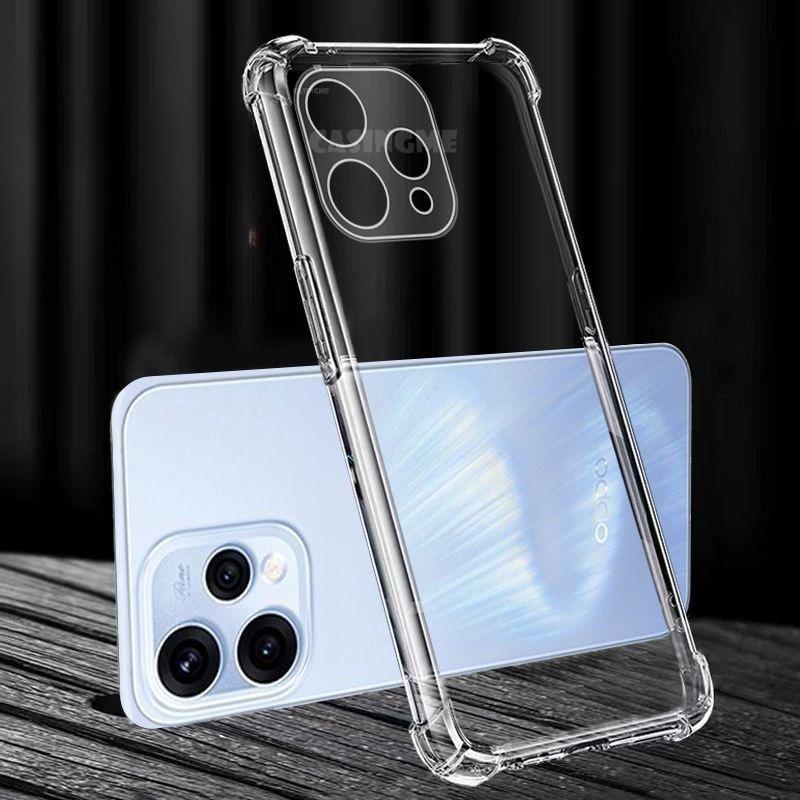 Ốp điện thoại trong suốt túi khí Oppo Reno 15 5G 2025 cho Oppo Reno 15 Reno15 15Reno OppoReno15 Pro 15F F 5G 2025 Vỏ điện thoại silicon chống sốc trong suốt Vỏ bảo vệ mặt sau