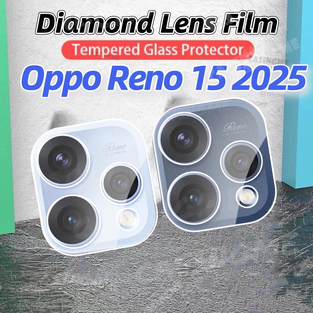 Oppo Reno 15 5G 2025 3D Bảo Vệ Ống Kính Máy Ảnh Cho Oppo Reno 15 Reno15 15Reno OppoReno15 Pro 15F F 5G 2025 Trong Suốt Kính Cường Lực Mặt Sau Bảo Vệ Camera