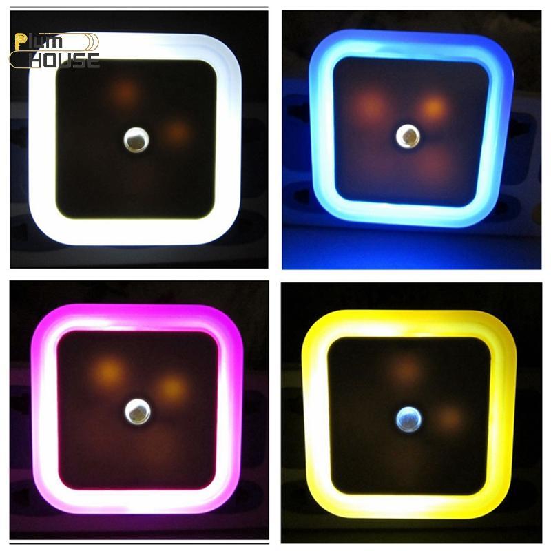 PlumHOUSE Đèn LED tự động Điều khiển cảm biến cảm ứng Phòng ngủ Đèn ngủ Đèn ngủ US Plug VN