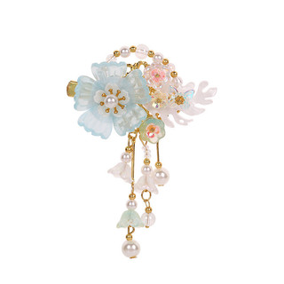 Trẻ Em Cổ Hanfu Mũ Đội Đầu Trẻ Em Kẹp Tóc Cặp Kẹp Trẻ Em Tua Rua Kẹp Tóc Handmade Bước Lắc Kẹp Tóc 25.12.24