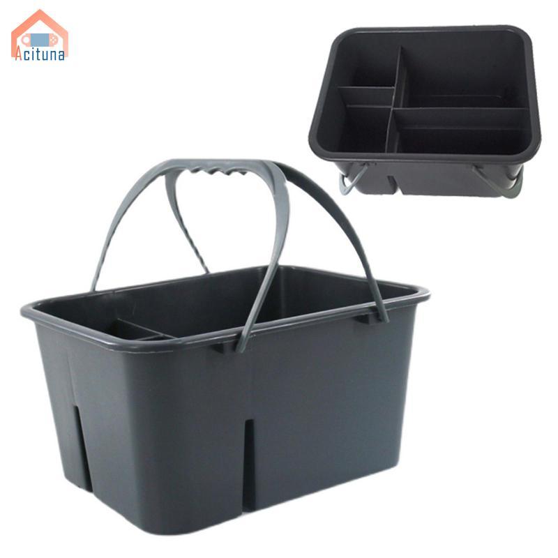 Giỏ đựng đồ vệ sinh đa năng có tay cầm Dụng cụ sắp xếp Sản phẩm làm sạch Bảo quản