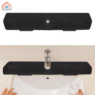 Acutuna Silicone Bồn Rửa Vòi Thảm Bồn Rửa Nhà Bếp Bắn Bảo Vệ, Tấm Thoát Nước 76cmx15.3cm Tấm Sấy Thấm Hút Cho Phòng Tắm Phòng Giặt