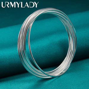 URMYLADY - Lắc tay bạc 925 cho nữ, phù hợp tiệc cưới với thiết kế quyến rũ