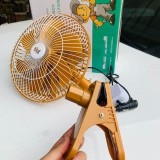 Quạt Vàng đường kính 30cm quay 180 độ điện 12v và 24v cho xe ô tô
