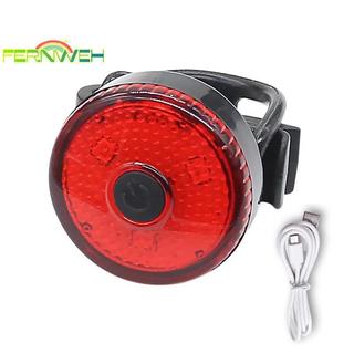 Đèn hậu xe đạp LED USB sạc lại - Cảnh báo an toàn, chống nước