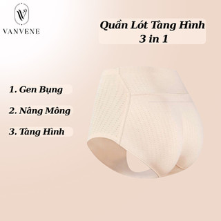 Quần lót su độn mông VANVENE QL093 thông hơi chống lộ, đúc liền không xô dịch mút