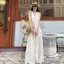 Áo vest không tay và váy dàijacquard, thiết kế kiểu Pháp, phù hợp mùa hè