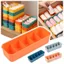 Giỏ đựng mỹ phẩm YUUKII, Hộp đựng đồ để bàn phân vùng bền bỉ, Hộp đựng đồ ăn bằng nhựa đa năng bền bỉ
