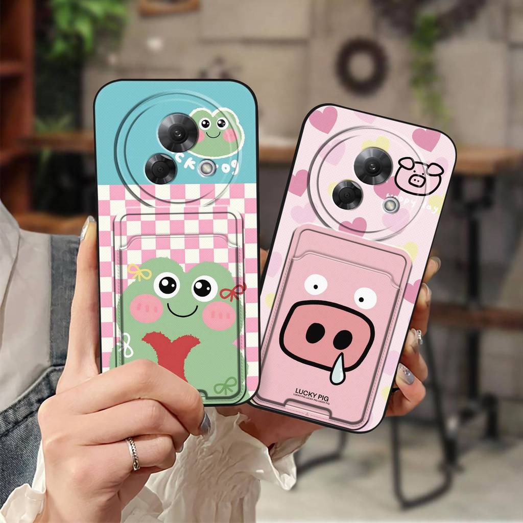 Ốp Lưng TPU Meizu Lucky08, túi đựng thẻ hoạt hình, khe cắm thẻ, bọc toàn bộ, bền, chống va đập