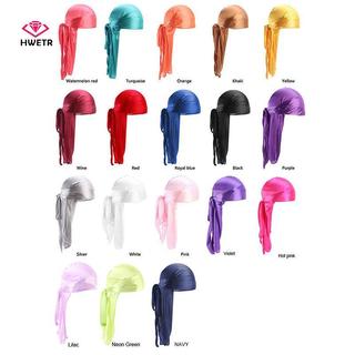 HWETR Unisex Nam Nữ Durag Mũ Mũ Mũ Lụa Cướp Biển Mũ Quấn Mũ