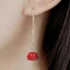 Bông tai Cinnabar Lotus - Phụ kiện phong cách Trung Quốc, vẻ đẹp quyến rũ