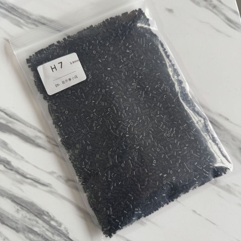 Pindou [Đen Trắng] 2.6mm Đen Trắng Trong Suốt MARD Đậu Bổ Sung Fusion Bean Đồ Chơi Giáo Dục Tự Làm Đậu Đậu