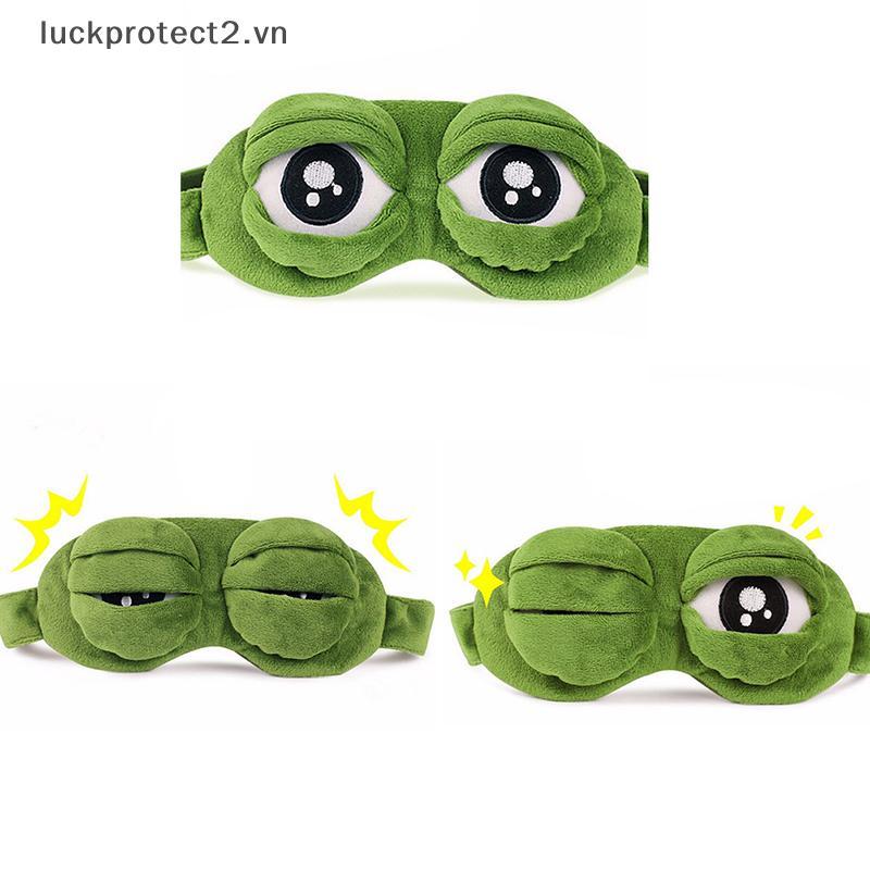 # luckpro # Ếch Buồn Ếch 3D Mặt nạ mắt Ngủ Ngộ nghĩnh Nghỉ ngơi Ngủ Quà tặng ngộ nghĩnh.