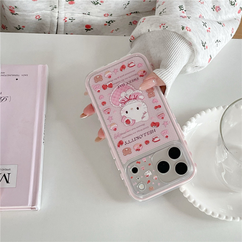IPhone 17 Pro Max kitty họa tiết chất liệu TPU IMD craft Vỏ điện thoại in hai lớp
