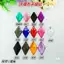 Acrylic Tay May Kim Cương 25x42mm Kim Cương Nhọn Hai Lỗ Kim Cương Giả Hiệu Suất Đường May Quần Áo Flash Kim Cương Nhiều Màu Sắc Sáng Kim Cương QYLM