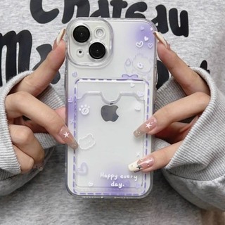 Dành Cho IPhone 17 16 15 14 13 12 11 Pro Max X XR XS Max 7 8 Plus Ba màu sắc thấm bột thẻ trường hợp điện thoại di động
