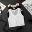 Corset nữ có dây kéo ngực và khóa băng, chất liệu lưới mỏng dính chắc chắn