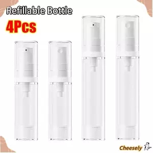 Chai xịt dưỡng da 3 / 4 CHERYLY, Chai bơm nước rỗng du lịch có thể nạp lại, có hộp đựng mỹ phẩm di động