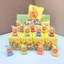 Flocking Star Buddy Blind Box Mini Hình Bộ - Nhựa Lông Tơ Ngôi Sao Linh Vật Móng Vuốt Máy Giải Thưởng Dễ Thương Trang Trí Bàn Làm Việc 12 Cái Mỗi Hộp