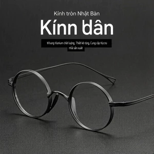 Kính cận nhỏ gọn phong cách Nhật siêu nhẹ chống ánh sáng xanh