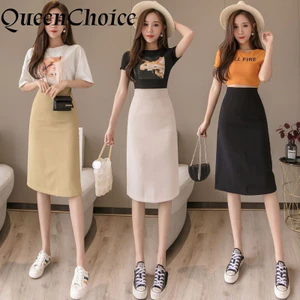Váy bút chì midi đen dành cho văn phòng, thiết kế bodycon