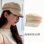 Mũ hình bát giác nữ từ vải lanh mỏng, phong cách thời trang và thoáng khí