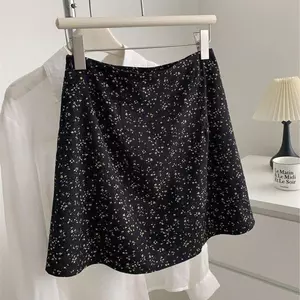 Váy chữ A voan hoa lãng mạn retro, chống chói, giúp eo trông thon gọn, phù hợp mùa hè