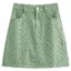 <![CDATA[<b>Váy denim hoa nhỏ phong cách Hàn Quốc</b>, thiết kế eo cao ôm dáng]]>