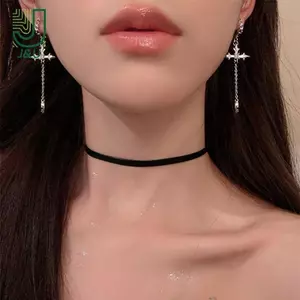 Bông Tai Zircon Cross Thời Trang, Phù Hợp Làm Quà Tặng và Dự Tiệc