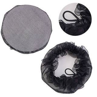 SAFENH Lưới đàn hồi màu đen Snood Hair Net Bun Cover cho múa ba lê Y tá VN