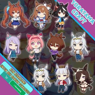 Gantungan Kunci Uma Musume Casual Almond Tachyon Mejiro, Keychain Anime Lucu - Agnes Tachyon Cas