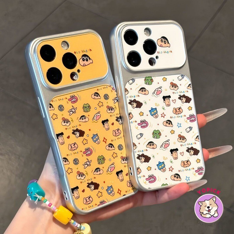 Ốp điện thoại trẻ em mới dễ thương Iphone 17 Pro Max iPhone 16 Pro 16 Plus skin 15 Pro Max cover silicone 14 Pro chống rơi 13 mẫu nữ full coverage Cửa sổ lớn KNTP