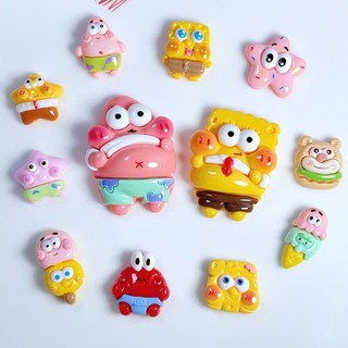 Set Charm Bọt Biển Bikini Bottom Biến Hình Siêu Bựa Cute – SpongeBob, Patrick Và Hội Bạn 10 Món Dễ Thương