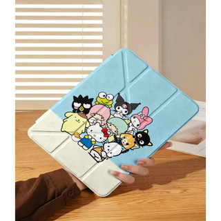 SANRIO characters cover Ốp bảo vệ gập chữ Y cho iPad cho Air 4/5/6/7/8 M3 M5 iPad Gen 11 A16, Pro 11 M4  Chống sốc